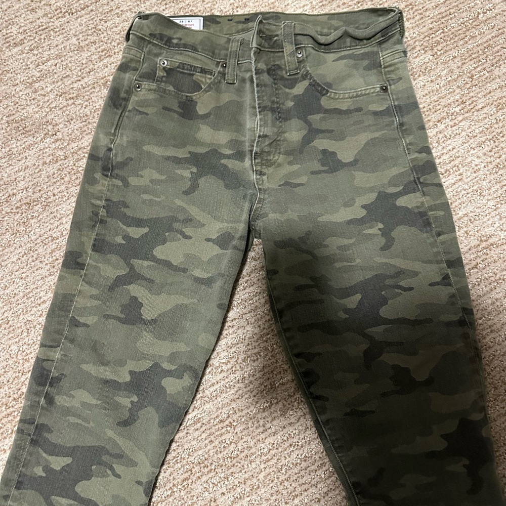 Levi's Green Camouflage Jeans